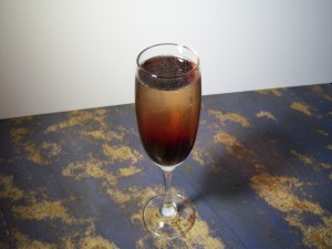 Kir Royale cocktail