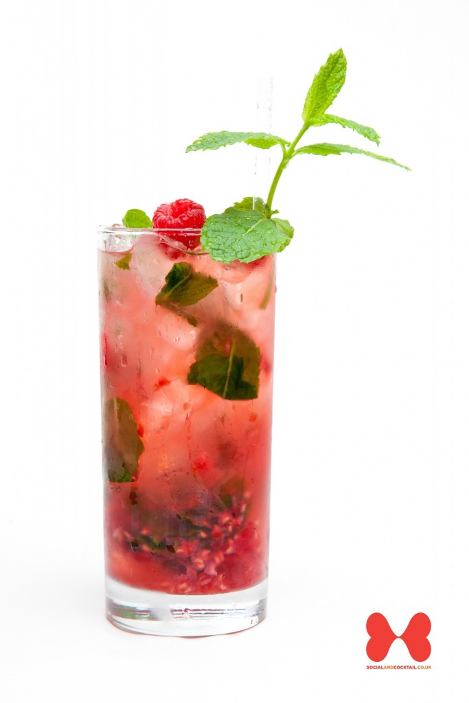 Diabetic Cocktails: Ripe Raspberry Mojito